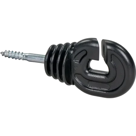 Patura Super-Ringisolator · 150 Stück · schwarz · für Band, Litze & Seil