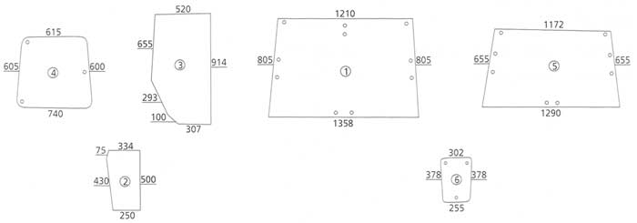 BL16301 Heckscheibe oben