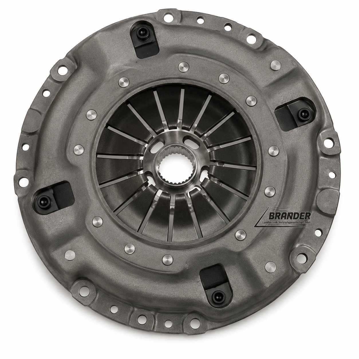 EINFACHKUPPLUNG Ø 350mm, starre Nabe - passend zu JCB Fastrac 125-30, 125-40, 125-55, 125-65, 130T-30, 130T-40, 130T-55, 145T-30, 145T-40, 145T-55, 145T-65, 150T-40, 150T-55, 150T-65, 185-65, 1115, 1135, 2115, 2125, 2135, 2150, 3155, 3185