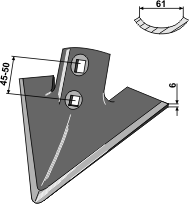 BL2318 Gänsefußschar 101.30.5112
