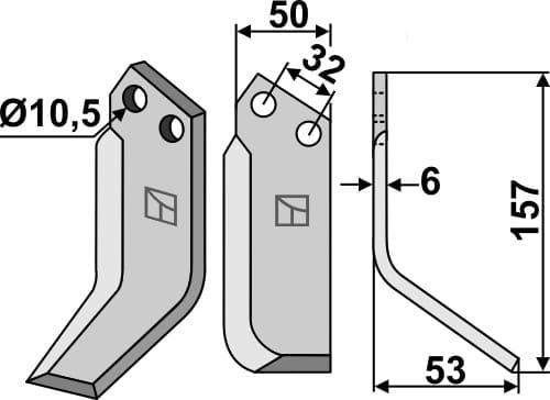 BL5738 Fräsmesser PAS-11R