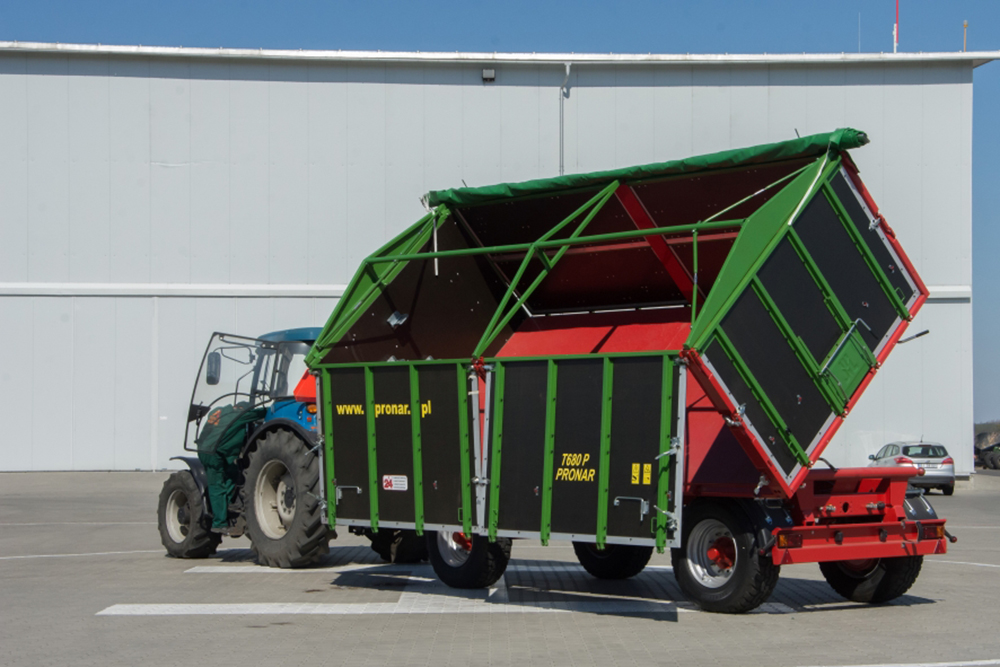 tractor, Dump trailer, grün, landwirtschaftliche ausrüstung, Kipper