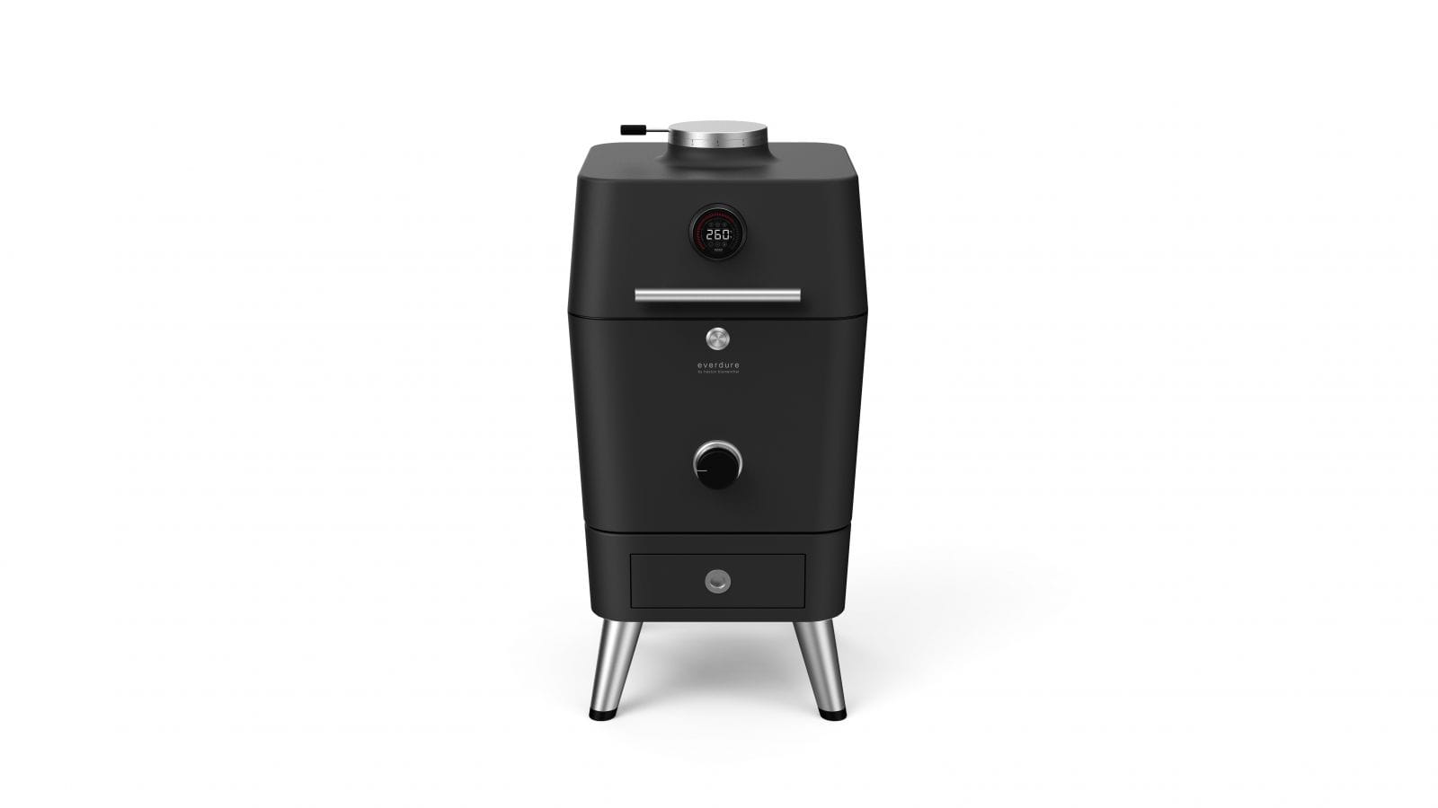 Everdure 4K Outdoor Ofen mit elektrischem Anzünder – Premium Holzkohle Kamado Grill