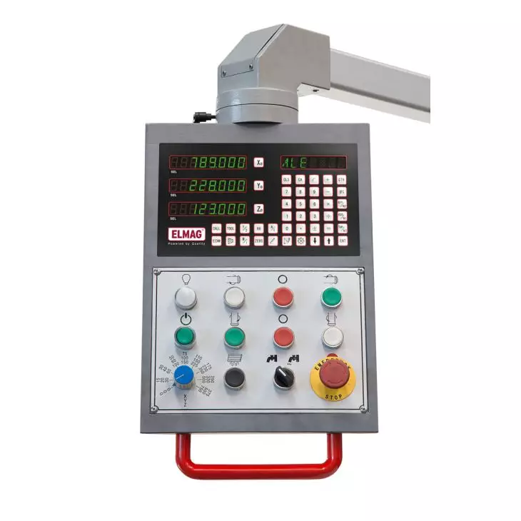 ELMAG UFM 125 GTL Servodrive – Universal Milling Machine | 3-Axis Digital Readout | Start-Up Service