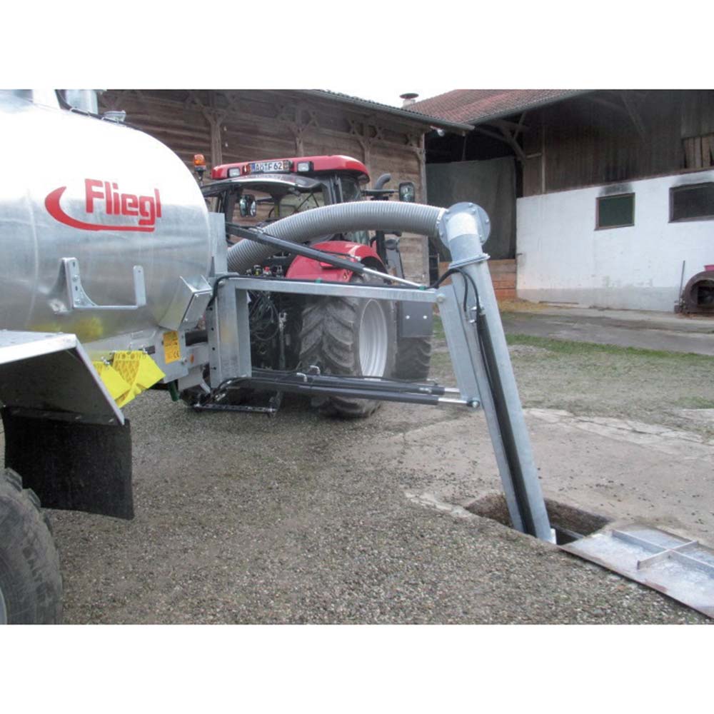 Fliegl Gülle Saugarm – Hydraulischer Überpumparm für Vakuumfass