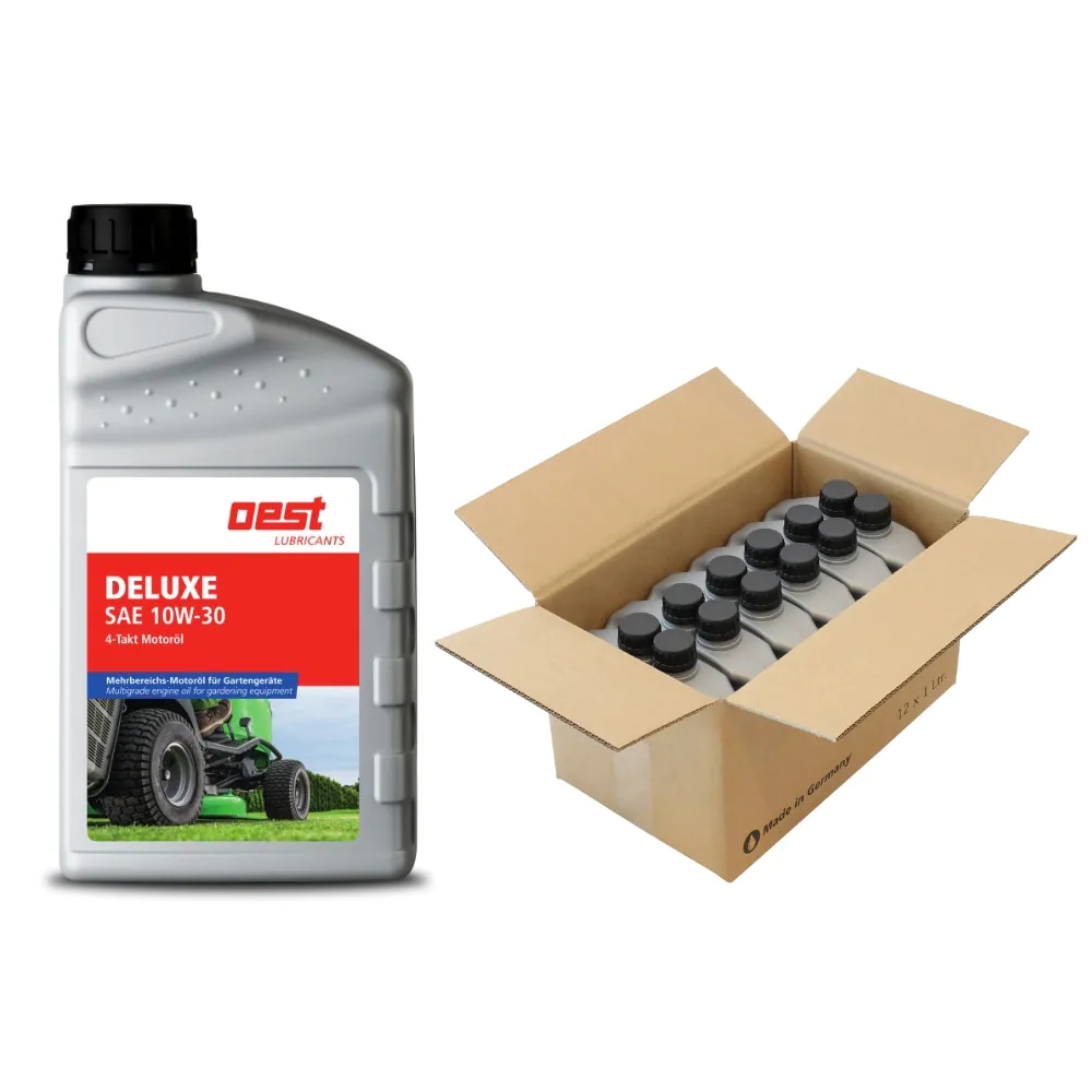 Motoröl, DELUXE SAE 10W-30, 4-Takt, Gartenmotor, Flasche