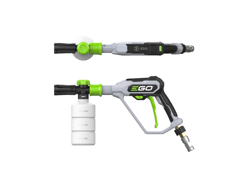 EGO Hochdruckreiniger – Akku Hochdruckreiniger mit 135 bar & Dual-Akku-System