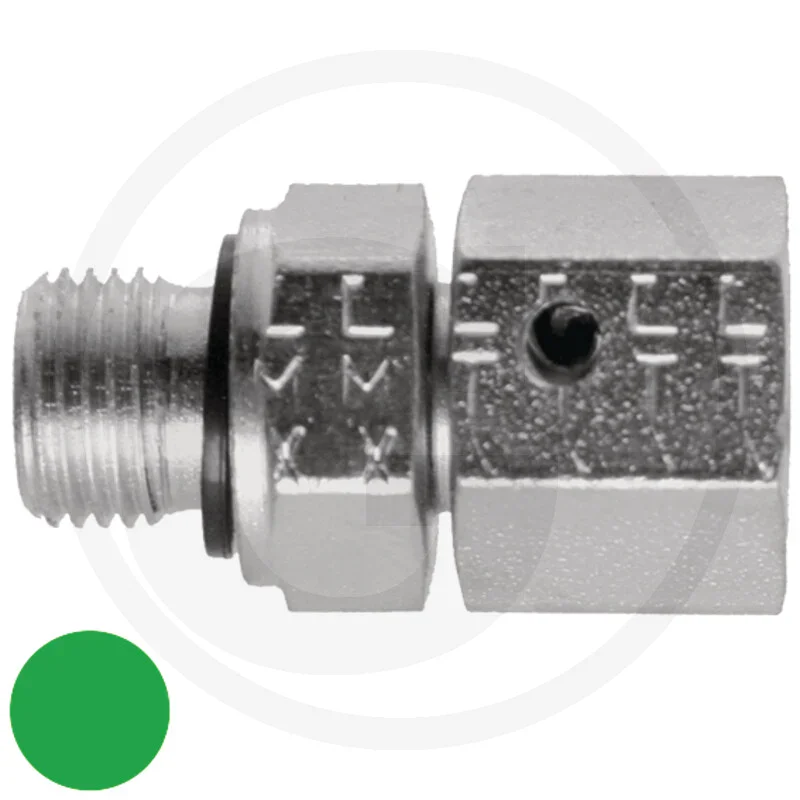Gerader Adapter - AG M22x1,5 O-Ring / IG M22x1,5