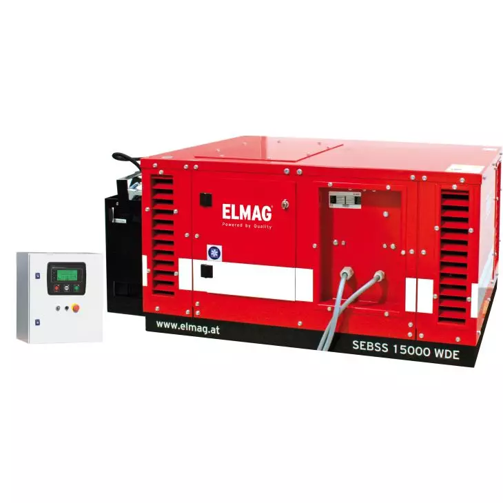 ELMAG Notstromaggregat 12kVA, HONDA-Motor, Netzautomatik