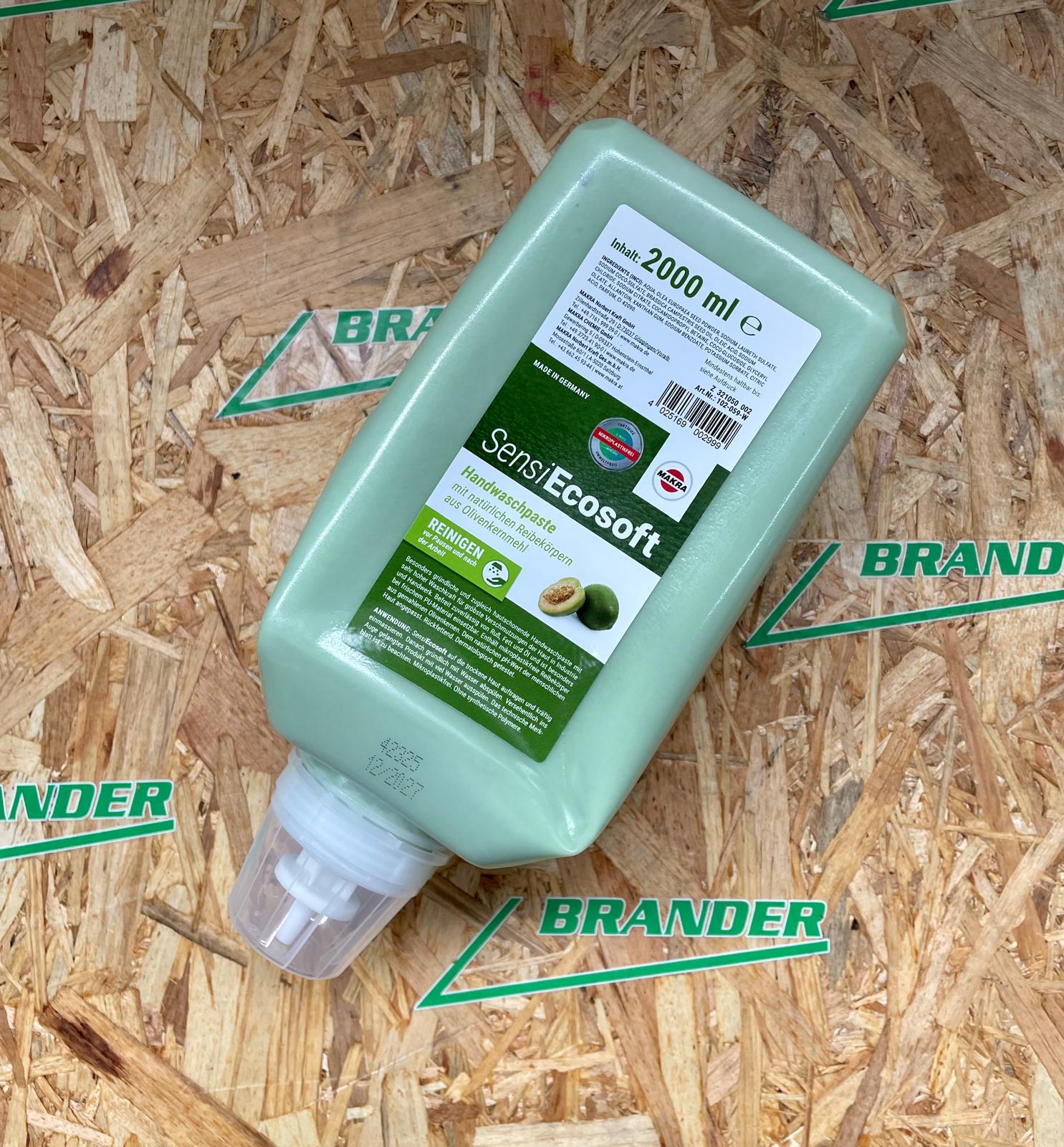 Makra Handwaschpaste Sensi Ecosoft mit Olivenkernmehl - 2000ml