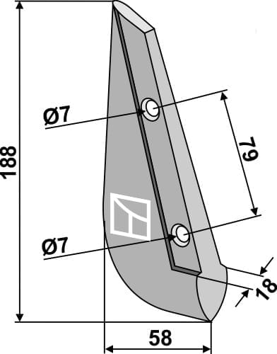 BL29348 Säschar - passend zu Isaria S-14382/ 60313140015