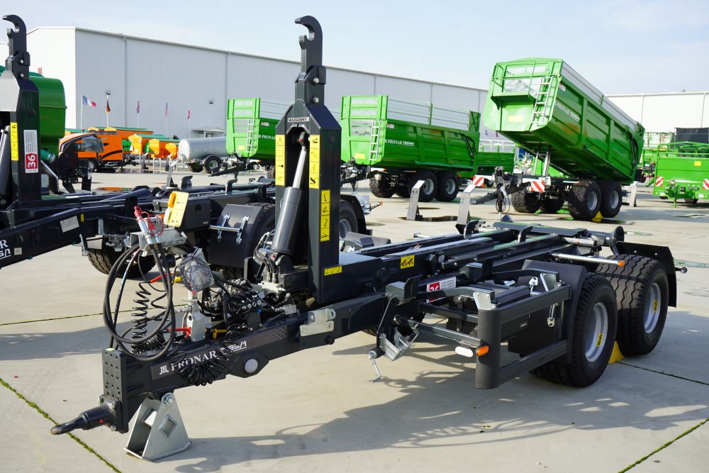 Anhänger, Schubaufliger, Trailer-Rahmen, Mehrachser, Hydrauliksystem