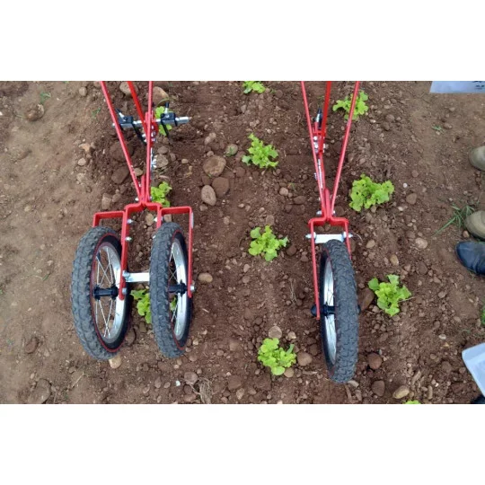 Kit de conversion pour houe à légumes à deux roues – Plus de précision en maraîchage