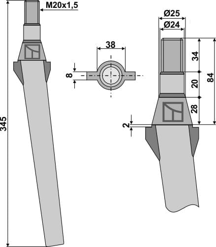 BL6073 Kreiseleggenzinken - passend zu Pedrotti