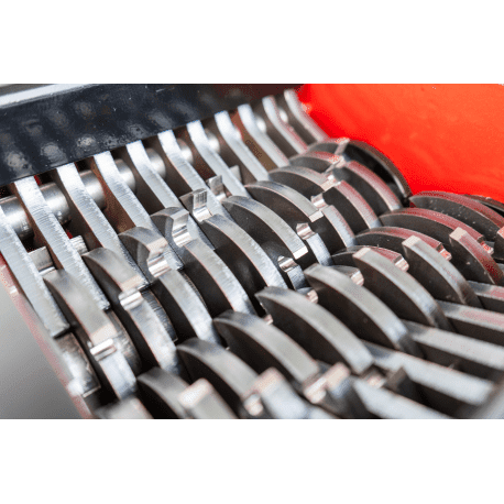 Mini Shredder 200 x 200 mm | Compact shredder with hardened cutting blades