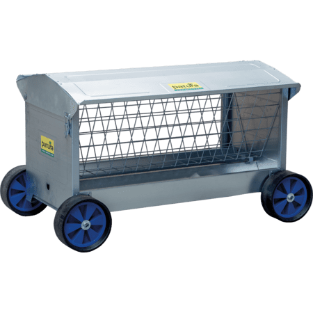 E000144 Patura Heuraufe auf Rädern - 1,25m