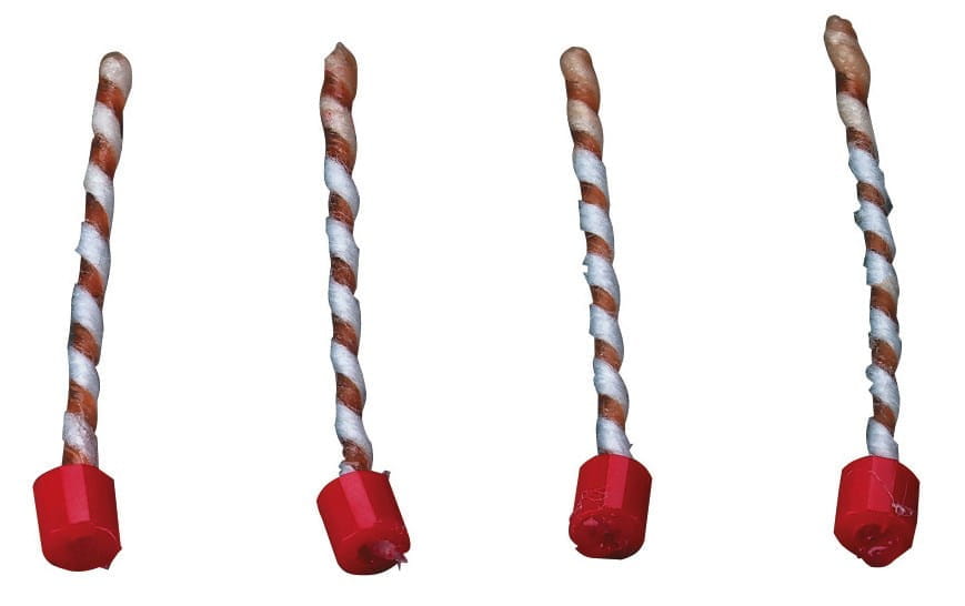 20x Kerbl Dilatationsstifte - rot / weiß