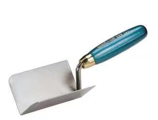 Jung-Henkelmann angle trowel Binnenhoektroffel 90° RVS 100x