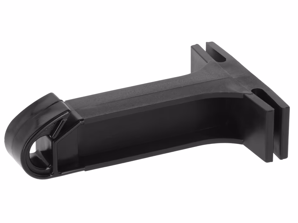 10x Isolator schwarz für Industrie- u. Doppelstabmattenzaun
