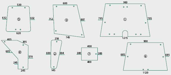 BL26710 Heckscheibe unten