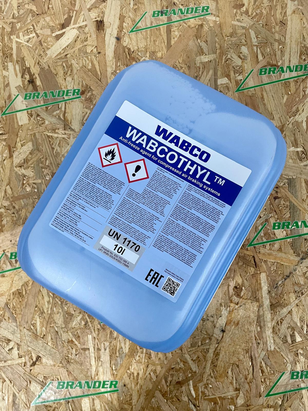 Wabcothyl Frostschutzmittel Kanister 10 L – Frostschutz für Druckluftbremsanlagen