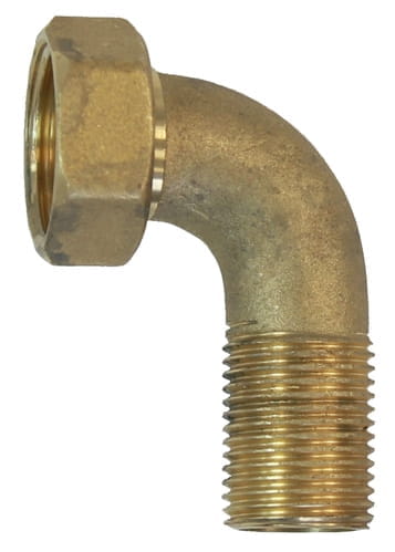 BL102.0039 Suevia Winkelverschraubung ¾" IG x ½" AG, mit Dichtung