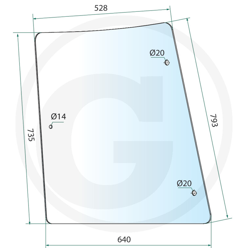 Left corner window