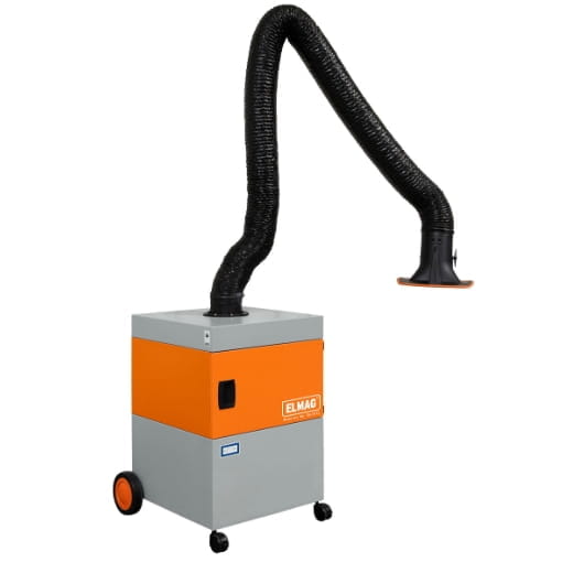 BLE58654 Schweißrauch Absauganlage, fahrbar - 4m Absaugarm, Ø150mm - H13 AT-Edition / W3/IFA-Zulassung