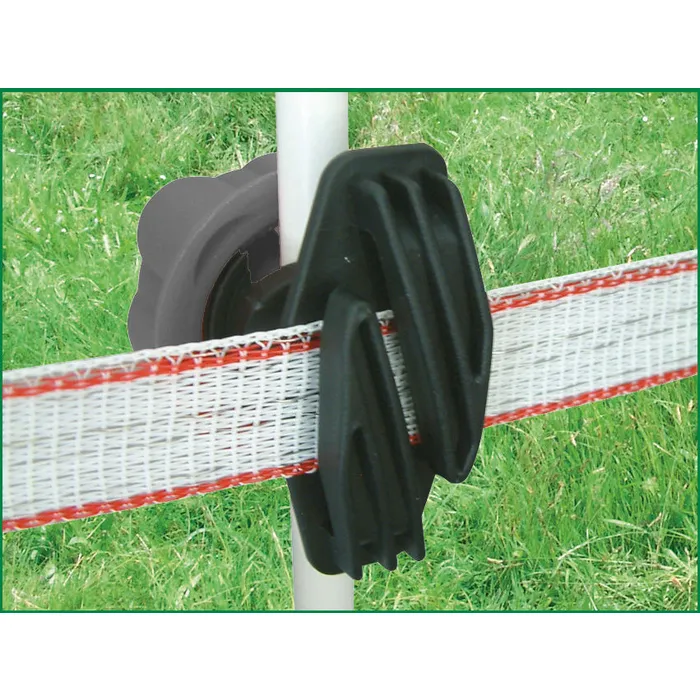 10x AKO Schraubisolator VARIO PLUS für Breitband bis 40 mm – Zusatzisolator für Pfähle von 6–17 mm, ohne Werkzeug