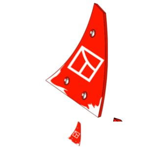 BL12496 Streichblech Vorderteil R - passend zu Kuhn 619128