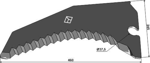 BL29845 Ladewagenmesser - passend zu Krone 003329700 / 003329701