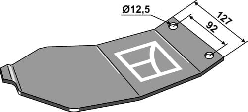 98.KUH-707 Gleitkufe - passend zu Kuhn