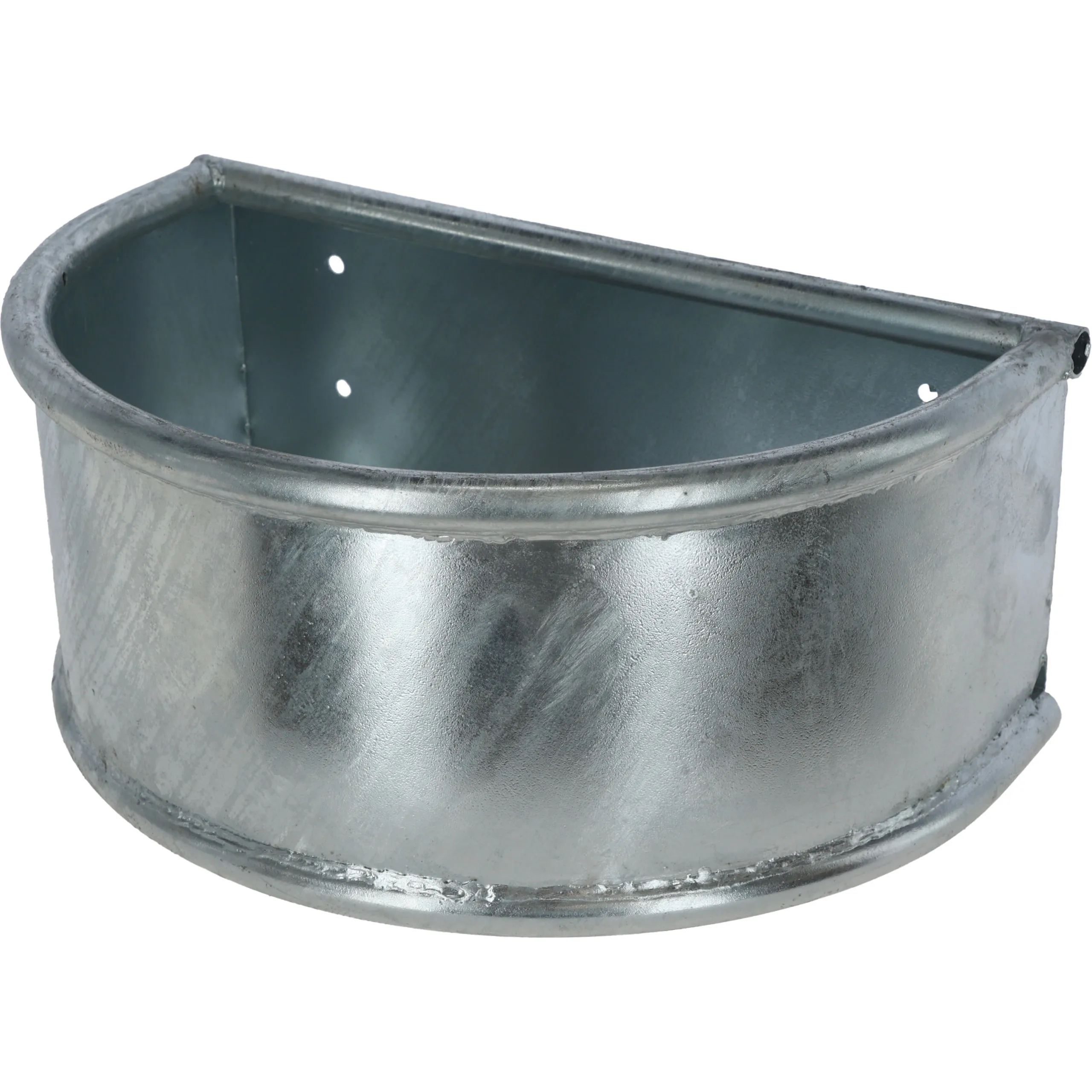 Rundtrog 28 Liter feuerverzinkt – robuster Metall Futter- & Tränketrog mit Wandmontage