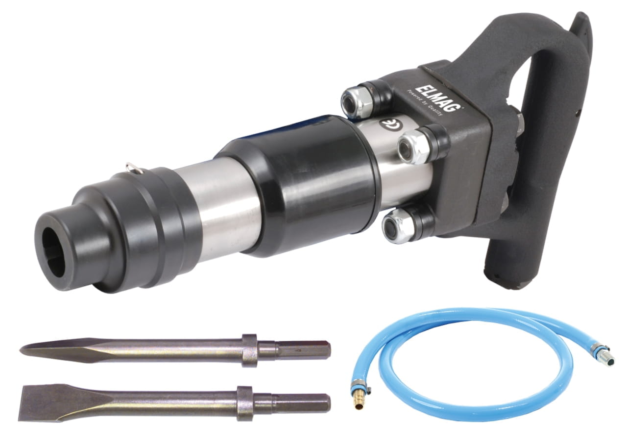 Elmag Druckluft Abbruchhammer SK 14,7mm - SET