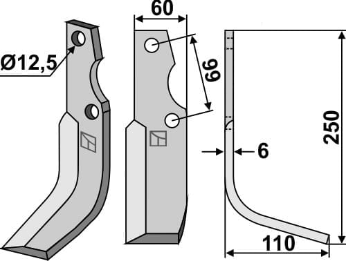 BL5158 Fräsmesser R - passend zu Goldoni 3935