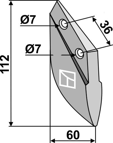 BL29343 Säscharkeil - passend zu Hassia 124