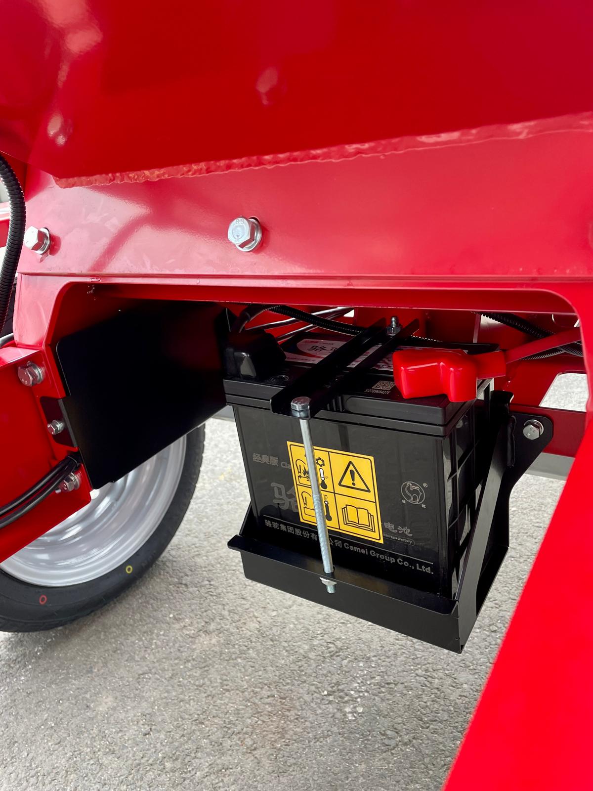 BRUGGER HX14 wood chipper with petrol engine - road legal