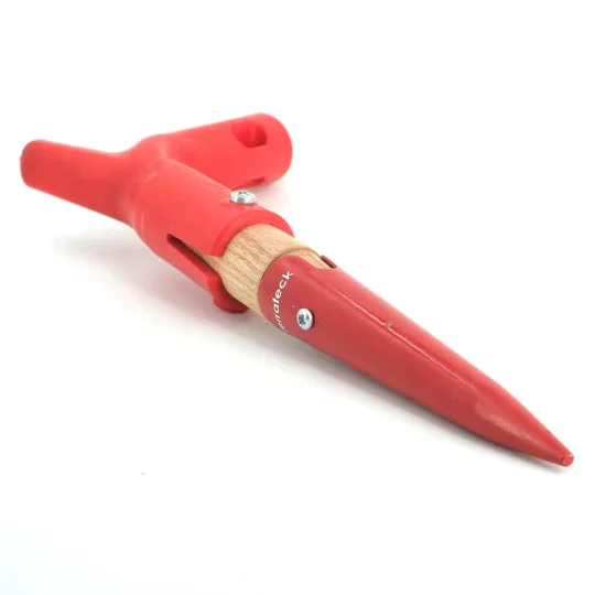 Handpflanzer mit ergonomischem ERGO+ Griff – Profi Pflanzwerkzeug aus Stahl & Eschenholz