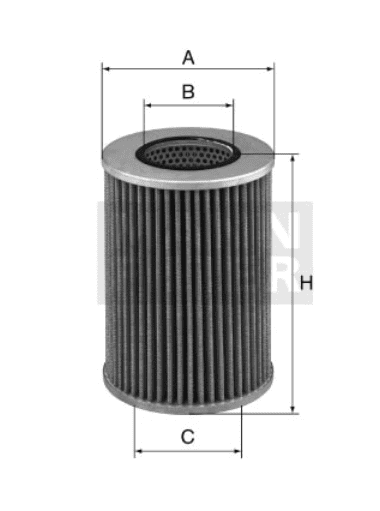 BL24245 Motorölfilter Mann Filter HU 7074x