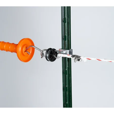 4x Patura Torgriffisolator für T-Pfosten mit Montageklammer