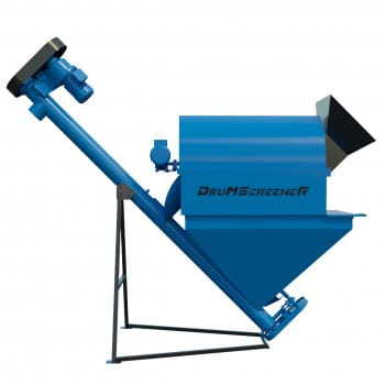 Dosing container/dosing bunker with drum screen system 0.2 m³ - 400V / 1.5kW