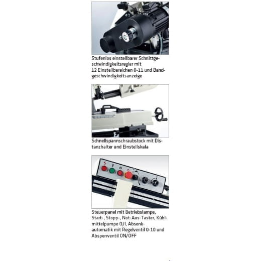 Elmag Metall Bandsägemaschine HY 230 VARIO