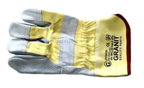 ET16029 ARBEITSHANDSCHUH LEDERSTÄRKE CA. 1,2 MM DOPPELNAHT GRÖßE 10,5