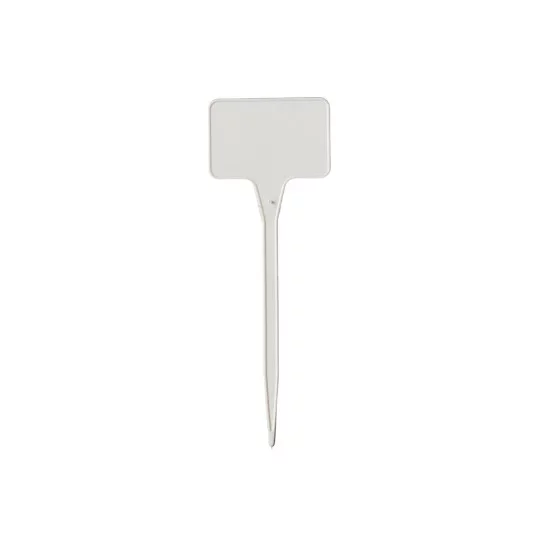 100x Pflanzenschilder 35 × 55 mm, Höhe 150 mm – Stecketiketten aus Polystyrol für Gartenbau, Baumschule