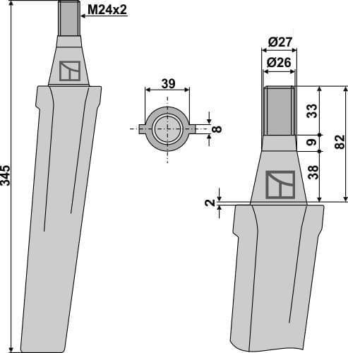 BL6091 Kreiseleggenzinken - passend zu Vigolo 500001