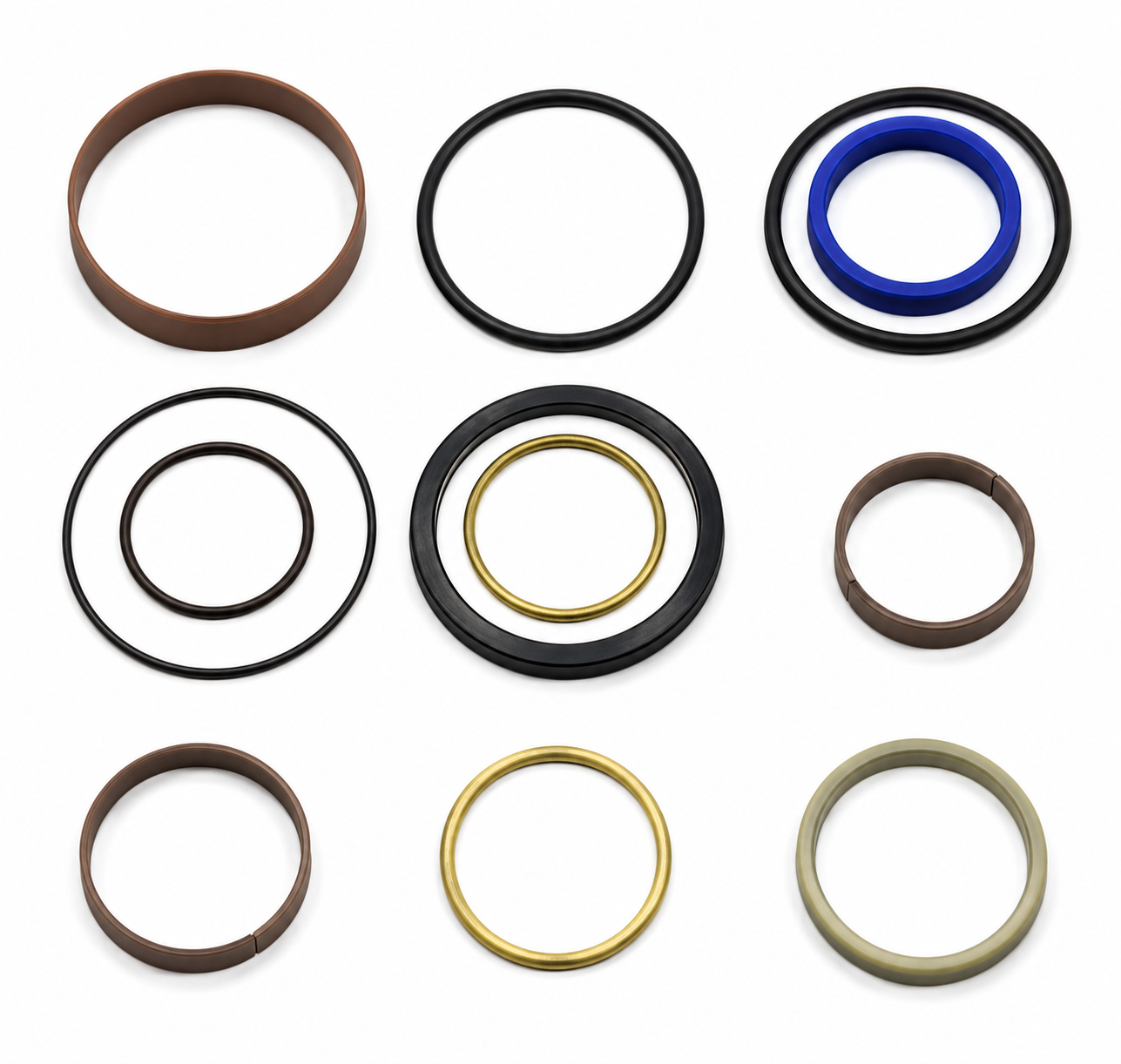Seal kit for shield cylinder up to 11143 - suitable for Volvo EC35, EC45, EC70, ECR38