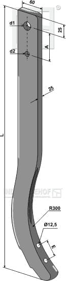 BL28958 Schwergrubberstiel - 720 mm