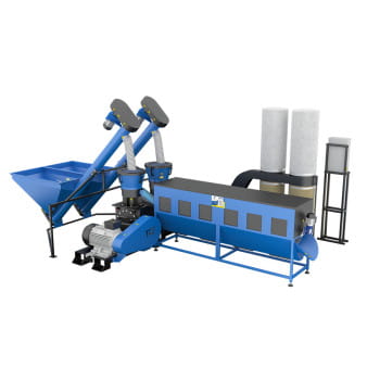Pelletieranlage DUO 1400 kg/h – Profi-Produktionslinie für Pellets & Futtergranulat | 48 kW