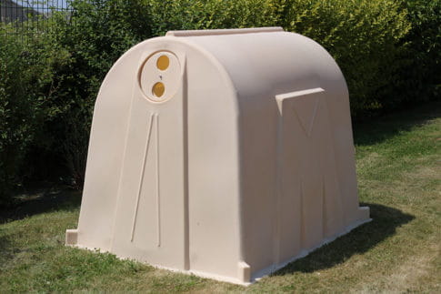 EMP calf igloo 1500 | L x W x H: 1500 x 1200 x 1250 mm | Color: white