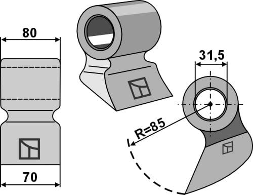 BL22771 Hammerschlegel - passend zu Berti MM/3768